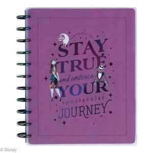 Happy Planner Big Snap‑In Covers + Iridescent Discs Nightmare Before Christmas